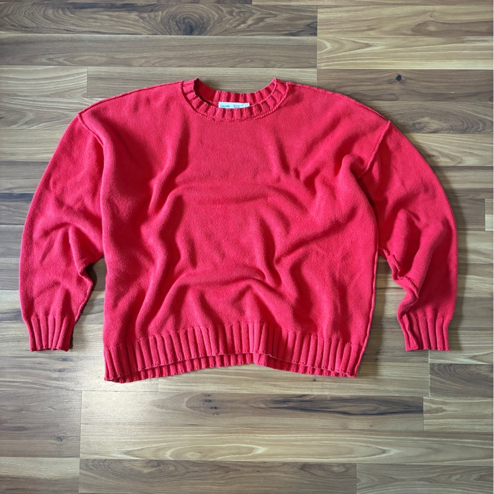 Entireworld Vibrant Red Sweater